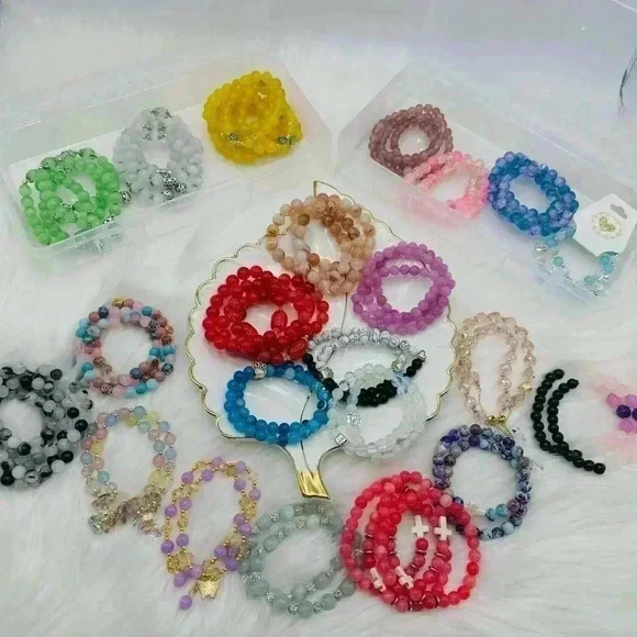 Not So Mystery Bracelet Bundle 5 (5 Piece Randomly Selected Beaded Bracelets) - Picture 17 of 17